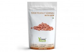 Holy Natural Raw Peanut Kernel With Skin  Pack  500 grams